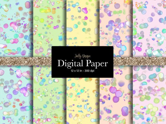 Download Holographic Confetti Backgrounds - Backgrounds Collection