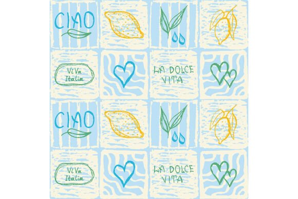 Download Decorative Amalfi Style Seamless Pattern - Premium Resources