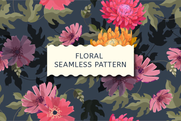 Download Autumn Pattern. Chrysanthemums&nbsp; - Premium Resources