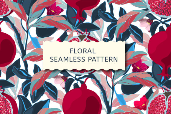 Download Pomegranate Vector Pattern and Element - Premium Resources