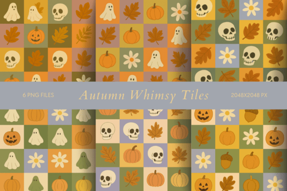 Download Autumn Whimsy Tiles - Premium Resources